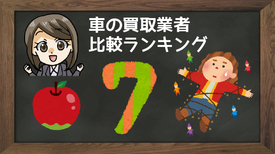11 総合評価！車の買取業者比較ランキング