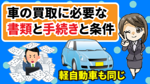 車の買取に必要な書類と手続きと条件 軽自動車でも手続きは 車の買取に必要な書類と手続きと条件 軽自動車でも手続きは