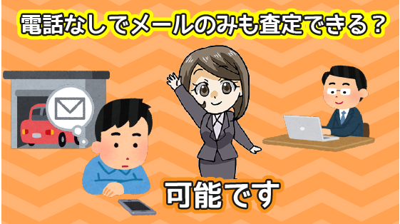 3.2 車の一括査定の注意点は？電話なしでメールのみも査定できるって本当？